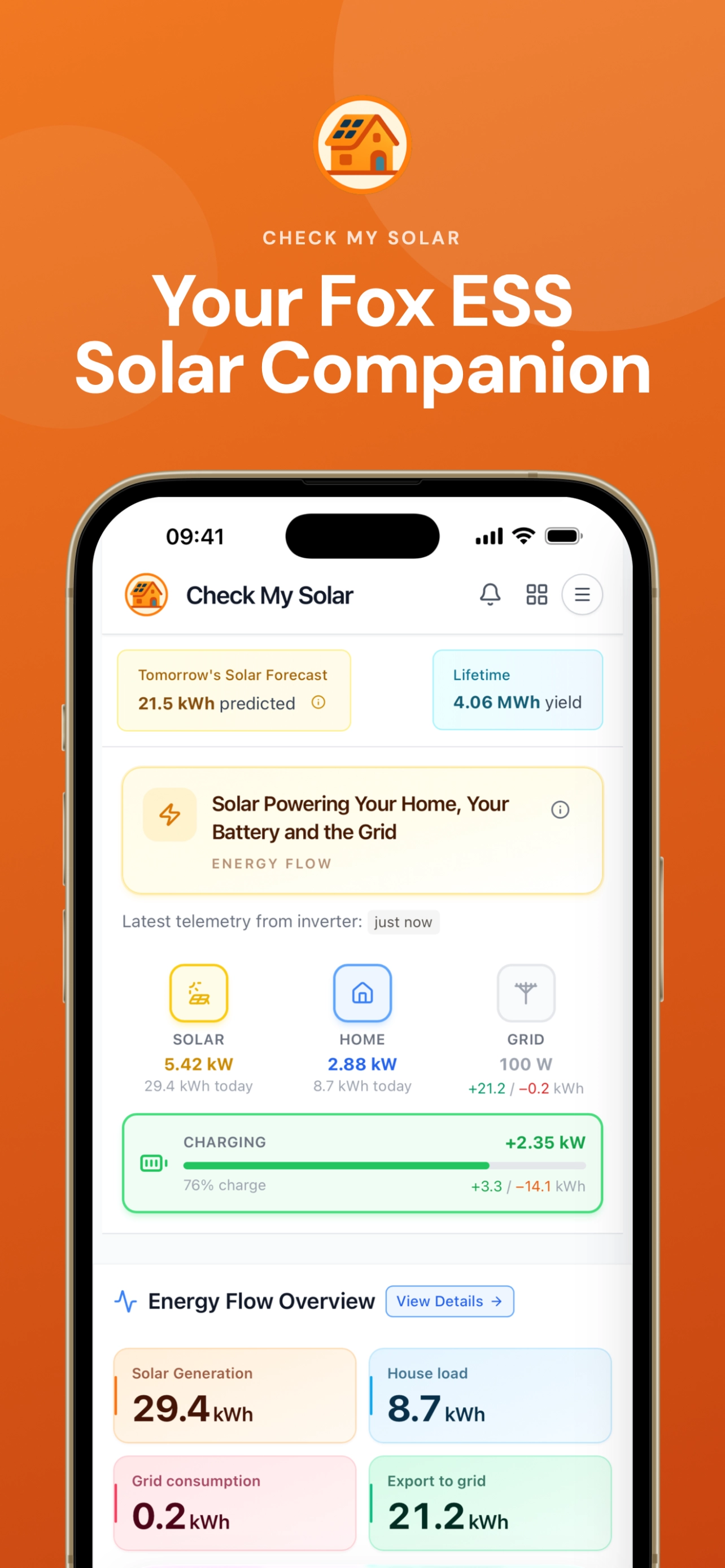 Check My Solar app screenshot 1
